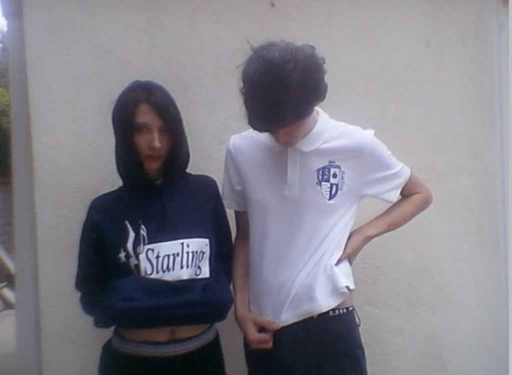 embroidered polo