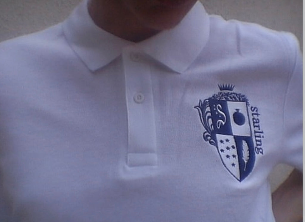 embroidered polo
